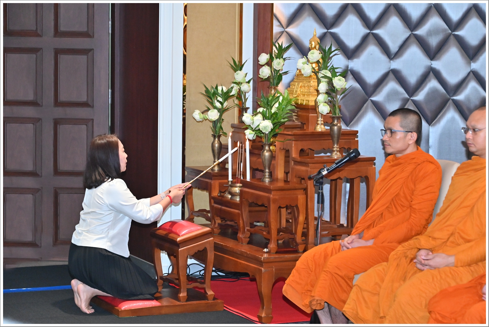กรมบังคับคดีร่วมพิธีทำบุญตักบาตรถวายพระราชกุศลแด่สมเด็จพระเจ้าลูกเธอ เจ้าฟ้าพัชรกิติยาภา นเรนทิราเทพยวดี กรมหลวงราชสาริณีสิริพัชร มหาวัชรราชธิดา